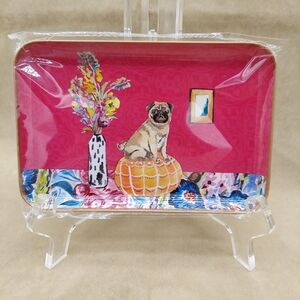 Pug Heavy Decorative Metal Trinket Tray Dog Gift NWT Dog Mom
